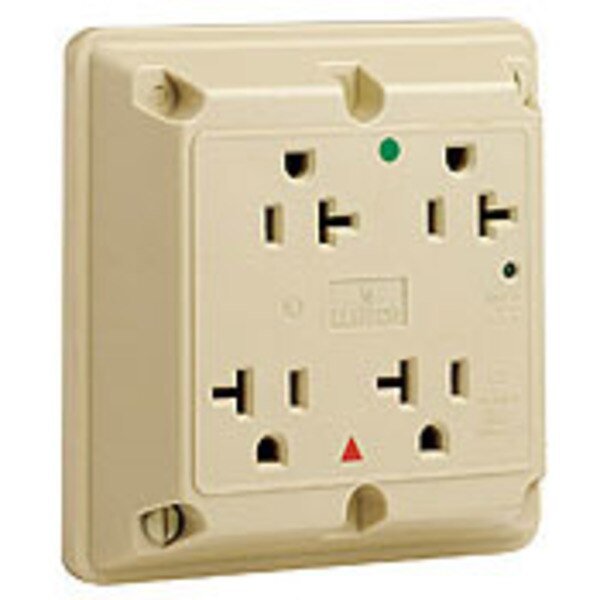 Surge Suppressers Or Tvss Rec 4-In-1 2Po 3Wi Ig 20A125V, Leviton, Mfr#: 5490-IG